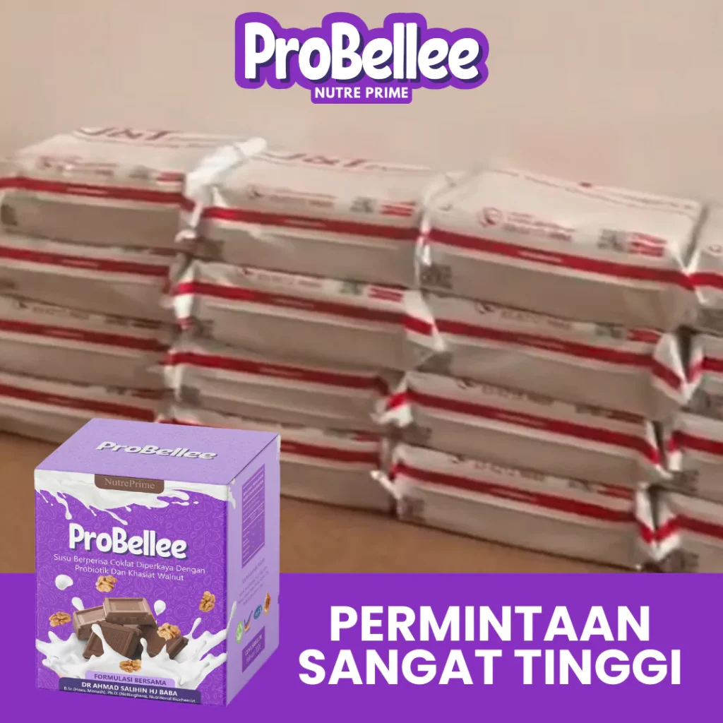 Bungkusan pesanan ProBellee sedia untuk dihantar — Permintaan Sangat Tinggi